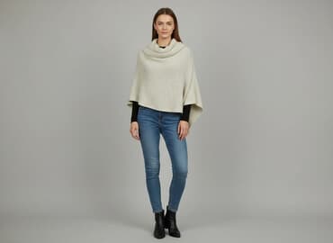 wegańskie buty zimowe: Ponczo damskie, rozmiar M — 7