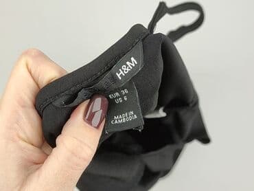 czarną sukienka na ramiączkach h m: H&M, Sukienka damska, rozmiar S — 5