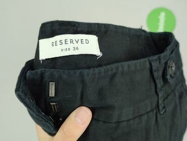 reserved spodnie dresowe: Reserved, Spodnie materiałowe damskie, rozmiar XS — 4