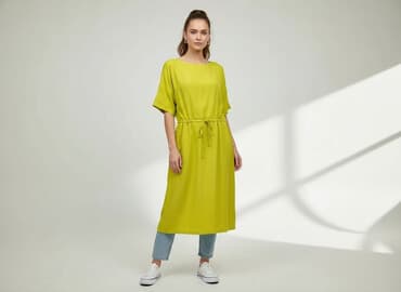 shein zolta sukienka: Greenpoint, Sukienka damska, rozmiar M — 7