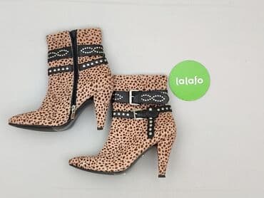 klapki z futerkiem steve madden: Botki damskie, 39 — 3