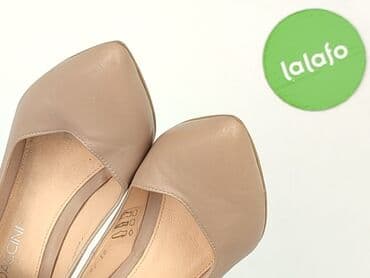 ccc srebrne sandały na obcasie: Flat shoes for women, size 37 — 5