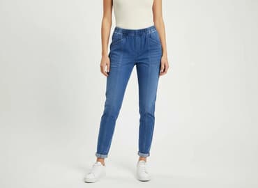 jeansy dla dzieci: Legginsy Eleganckie damskie, rozmiar S — 5