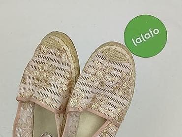 comfortable buty: Damskie espadryle w kolorze pudrowego różu z ozdobną, ażurową cholewką — 6