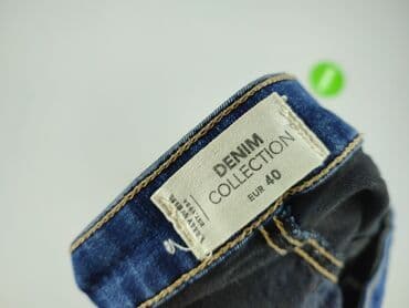 czerwone jeansy: Denim Collection, Jeansy damskie, rozmiar M — 4