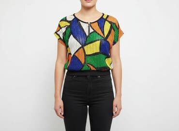 bluzka z reniferem dla dziewczynki: Bluzka damska, rozmiar S — 6