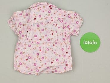 zara body biale: Shirt 1.5-2 years, condition - Perfect, pattern - Floral, color - Pink — 3