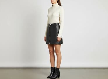 skórzane spódniczki mini: Topshop, Spódnica damska, rozmiar S — 6