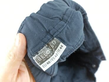 Women: Beloved, Material trousers for women, size L (EU 40) — 4