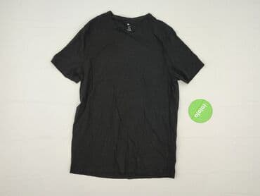 czarne body z długim rękawem h m: H&M, T-shirt damski, rozmiar M — 2
