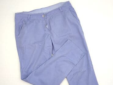 Women: Material trousers for women, size XL (EU 42) — 1