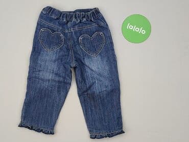 podkoszulki dla niemowląt: Denim pants, 9-12 months, condition - Perfect — 3