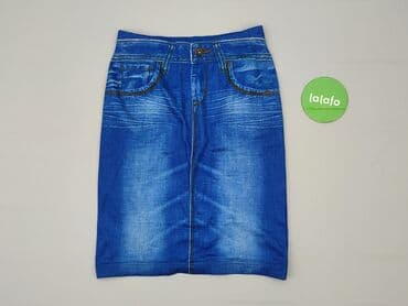 spódniczka dżinsowe z wysokim stanem: Spódnica damska, rozmiar XL — 2