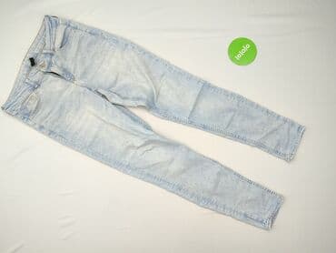 biale jeansy: H&M Divided, Jeansy damskie, M — 2