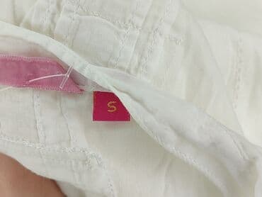 biała bluzka ze stójką damska: Bluzka damska, rozmiar S — 4