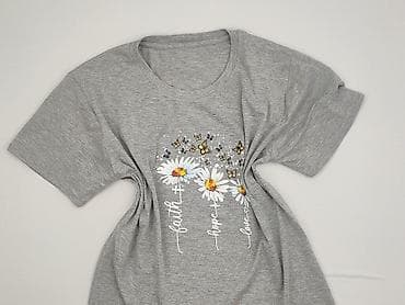 basic t shirty oversized: T-shirt damski, rozmiar M — 1