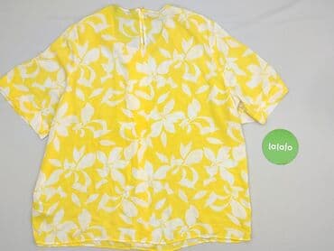 żółte bluzki z krótkim rękawem: M&S Collection, Bluzka damska, rozmiar 3XL — 3