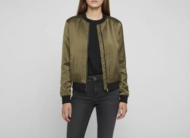 Blue, Women`s bomber jacket, size M