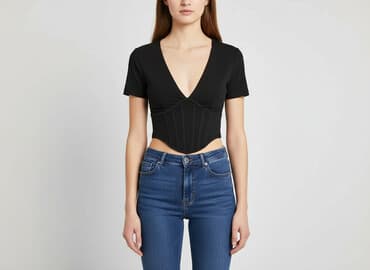 amisu bluzki: Amisu, Top damski, rozmiar 2XS — 7