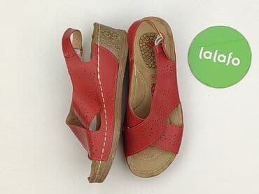 czerwone sandaly ccc: Sandały damskie, rozmiar 38 — 3