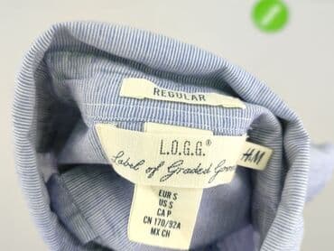 niebieska koszula męska h m: H&M L.O.G.G., Koszulа dla mężczyzn, S — 4