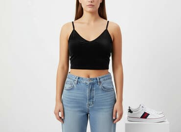 satynowy top pod marynarkę: Top damski, rozmiar XL — 8