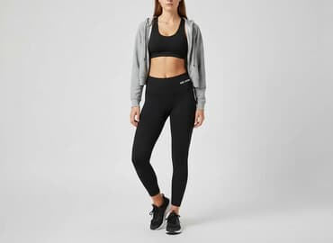 buty trzymające kostkę: Legginsy Sportowe damskie, rozmiar S — 8