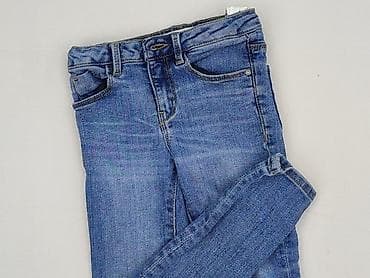 obcisłe mini spódniczki: Spodnie jeansowe, 5-6 lat, 110/116, stan - Bardzo dobry — 1