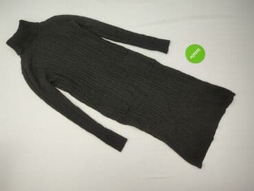 czarna sukienka i szary sweter: Sukienka damska, rozmiar M — 2