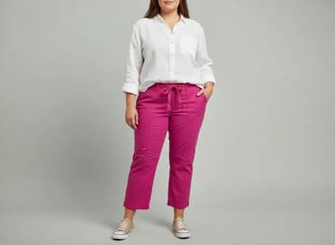 spodnie piżamowe pepco: George, Spodnie 3/4 damskie, rozmiar XL — 8