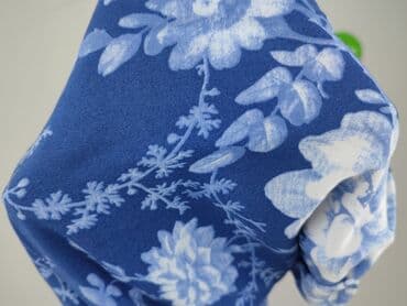 niebieska sukienka w kwiaty h m: H&M, Sukienka damska, rozmiar M — 6