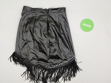 czarne spódniczka z łańcuchem: Spódnica damska, M — 3