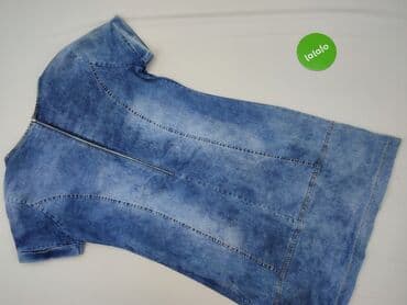 sukienki dżinsowe dla puszystych: Sukienka damska, rozmiar M — 3