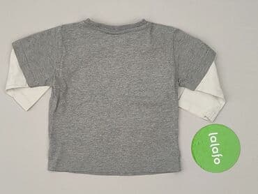 biala koszulka basic: Bluzka, Next, 9-12 miesięcy, stan - Bardzo dobry — 3