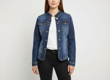 dsquared2 kurtka damska: Tatuum, Джинсова куртка жіноча, розмір M — 1