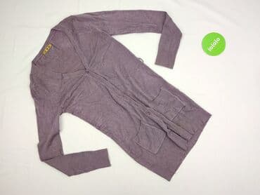 sweter z dekoltem v: Kardigan damski, rozmiar S — 2