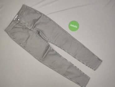 sinsay czarne spodnie z wysokim stanem: Spodnie materiałowe damskie, rozmiar S — 2