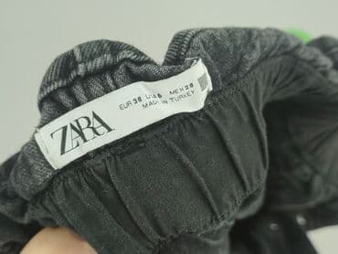 zara spodnie czarne z wysokim stanem: Zara, Szorty damskie, rozmiar M — 4