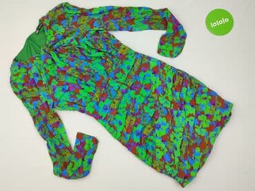 zara sukienka w kwiaty z bufiastymi rękawami: Zara, Women`s dress, size S — 2