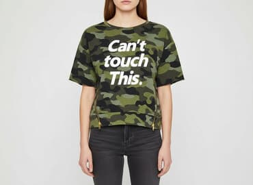 spodnie dresowe moro damskie: H&M, Bluza damska
, rozmiar XS — 7