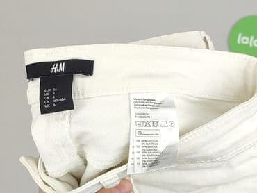 jeansy plus size wysoki stan: H&M, Szorty damskie, rozmiar S — 4