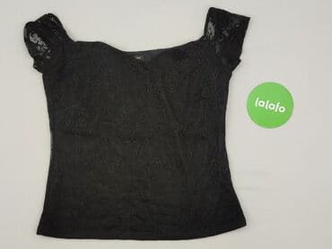 czarne bluzki z krótkim rękawem allegro: River Island, Жіноча блуза, розмір XS — 2