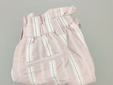 krótkie spodenki z wysokim stanem w paski: Szorty damskie, rozmiar S — 5