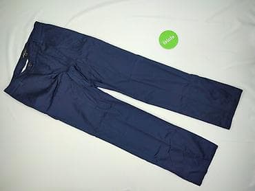 washed blue jeans: Mango, Spodnie materiałowe damskie, rozmiar L — 2