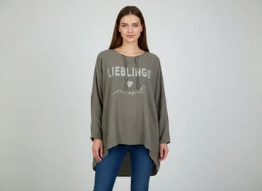 bluzki nietoperz plus size: Bluzka damska, rozmiar One size — 6