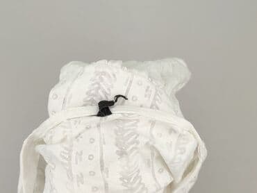 bluzka z baskinką biała: Women's blouse, size S — 5