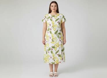 sukienki xxl na lato: Sukienka damska, rozmiar 6XL — 6