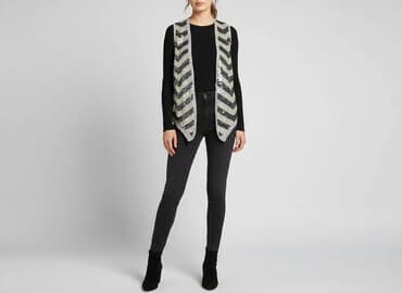 kamizelka świąteczna damska: Monsoon, Kamizelka damska, rozmiar S — 1