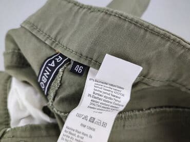 krótkie chinosy damskie: RAINBOW, Spodnie materiałowe damskie, rozmiar 3XL — 5