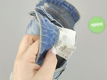 barrel jeans: Szorty damskie, rozmiar L — 5